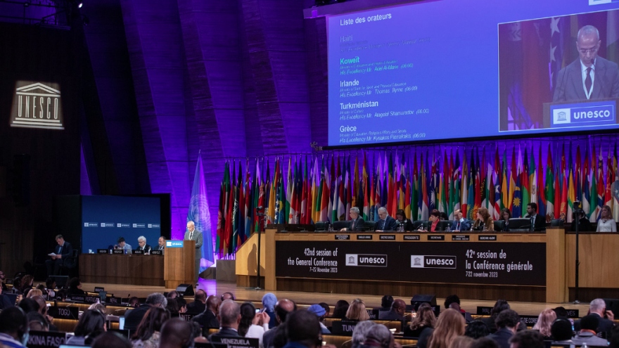 Họp Đại hội đồng UNESCO: Việt Nam vinh dự được bầu làm Phó Chủ tịch